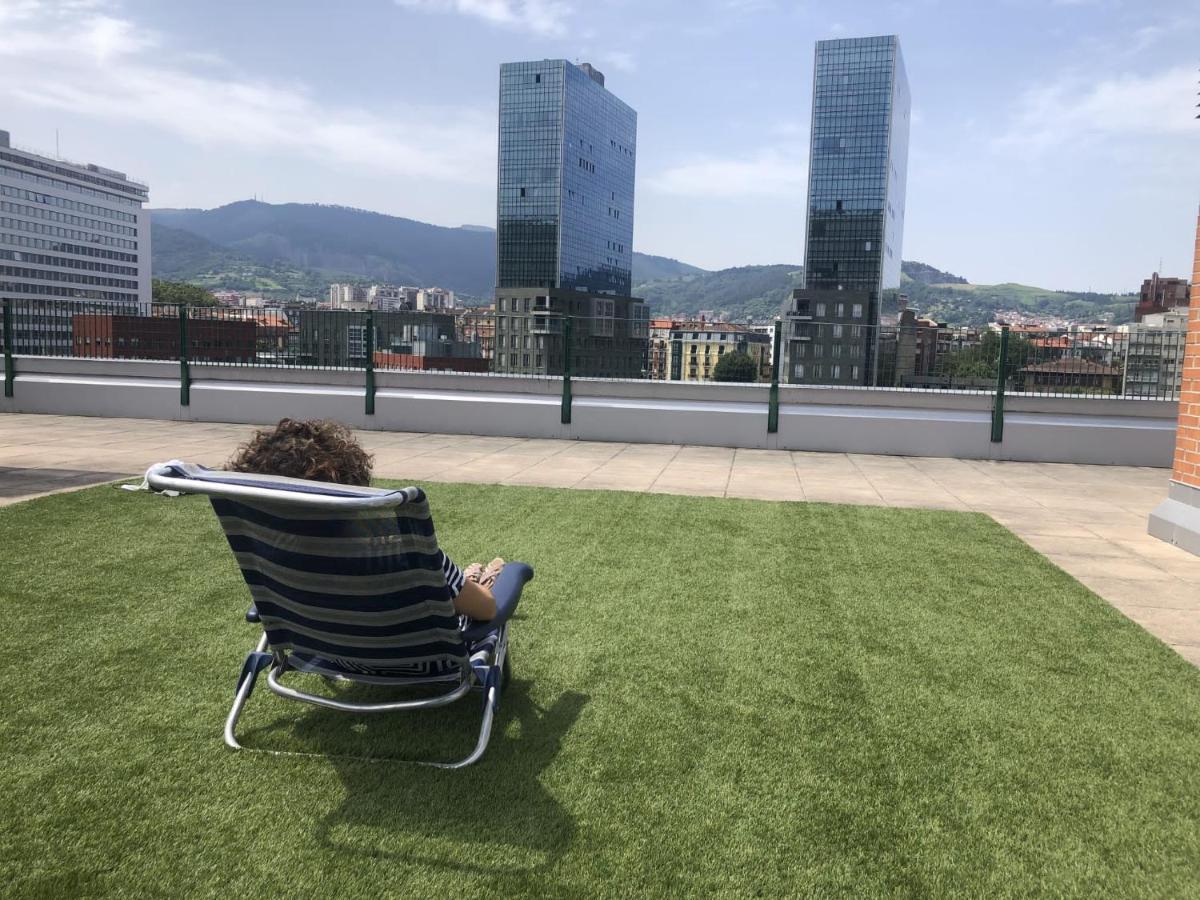 Apartamento Frente Al Guggenheim. Urbanizacion De Lujo En El Centro بلباو المظهر الخارجي الصورة